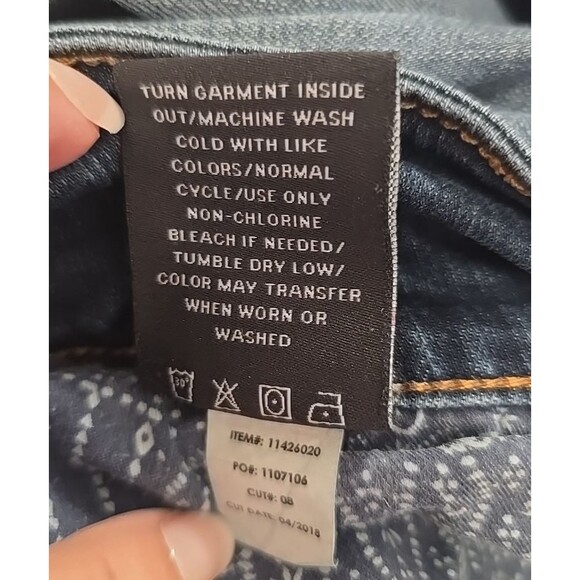 Torrid Premium Denim Ankle Zip Jeggings Womens 22R Stiletto Distressed Raw Hem - Picture 8 of 9